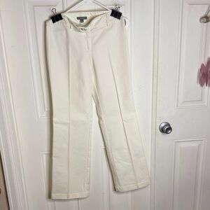 Ann Taylor Cream Women's Trousers